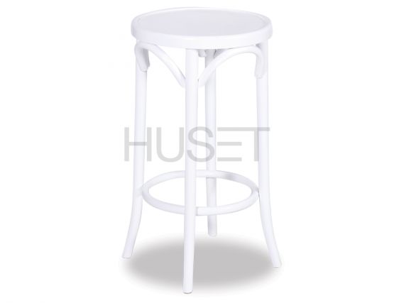 68cm Backless Bentwood Stools   Black