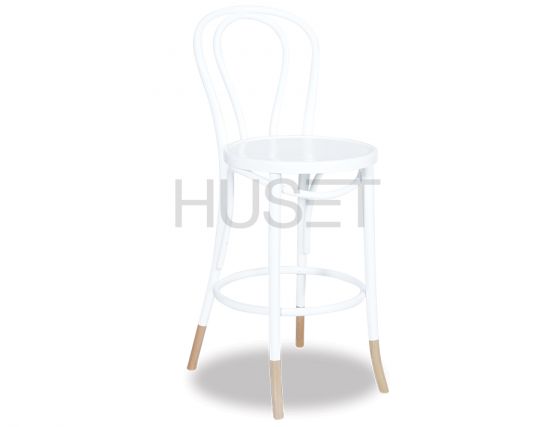 White_w_Socks_Vienna_Bentwood_Stool