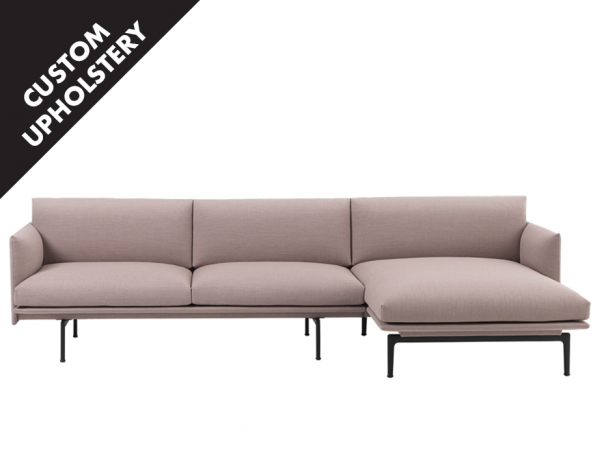 Muuto Outline Chaise Fabric Sofa