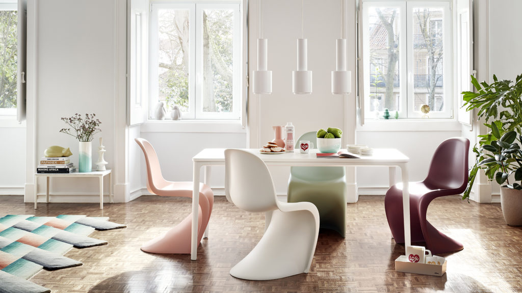 Panton Chair by Verner Panton.