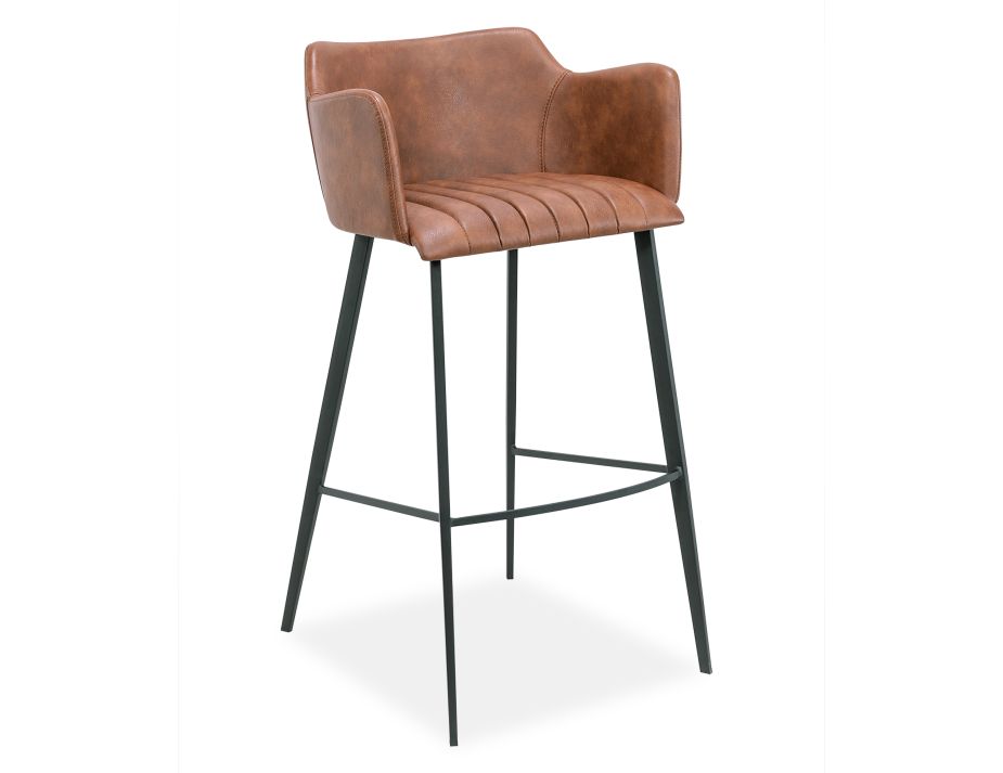 andorra bar stool brown v
