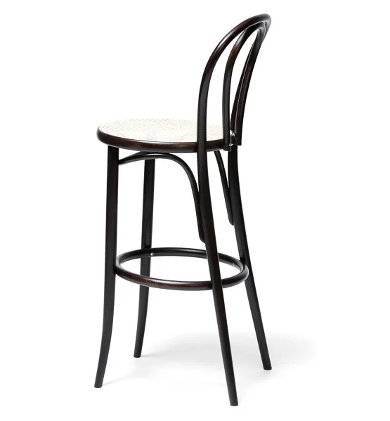 18 Bentwood black stool.