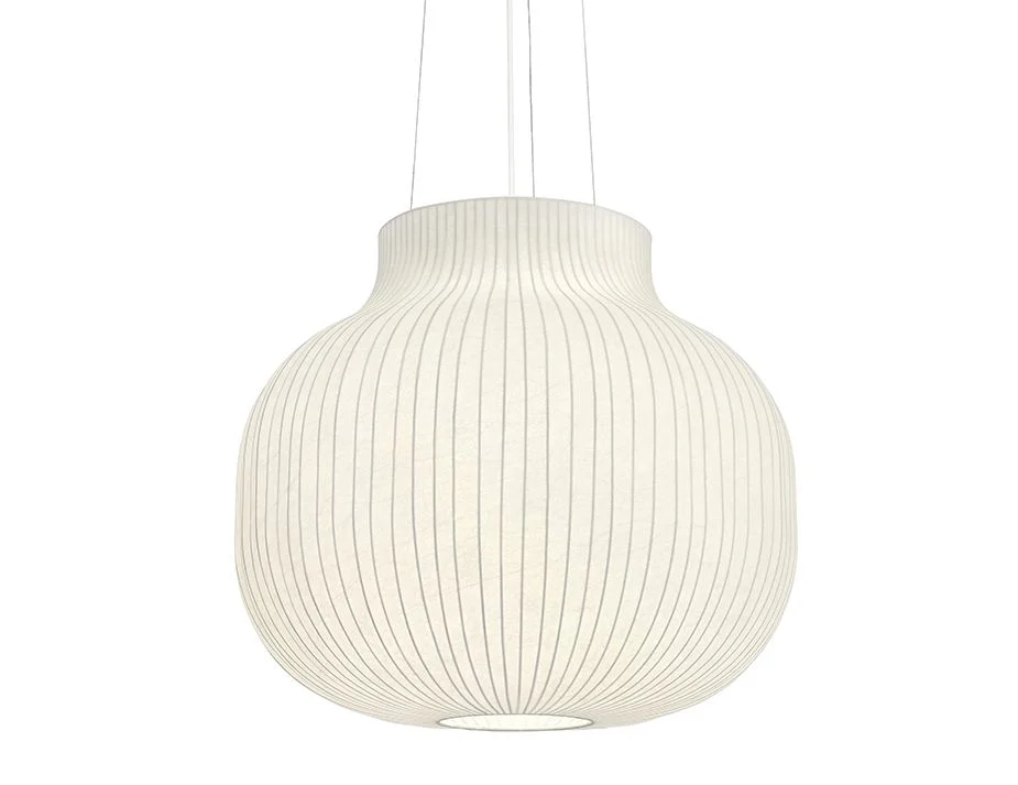 A white pendant light.