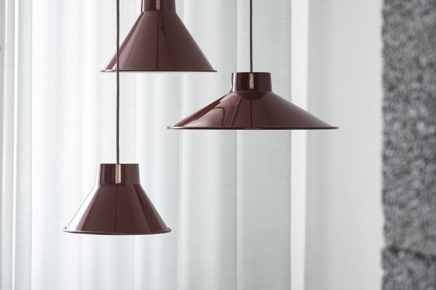 Red pendant lights