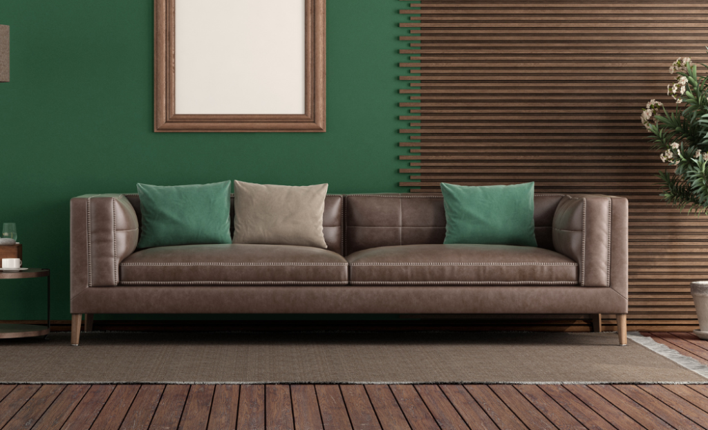 Brown sofa