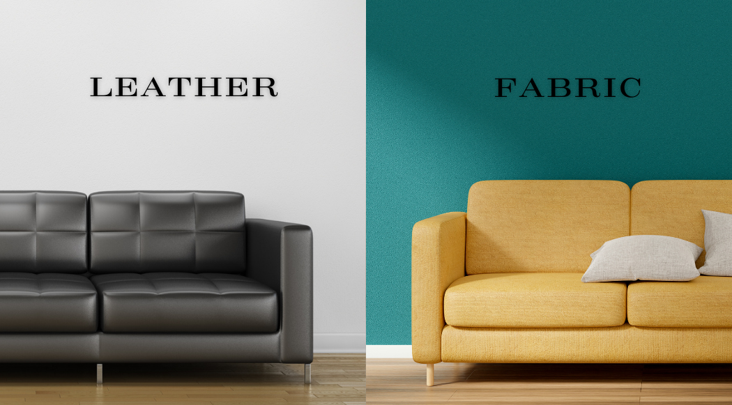 Fabric and Leather Sofas Guide for Choosing the Right Material