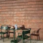 Green Metal outdoor furniture