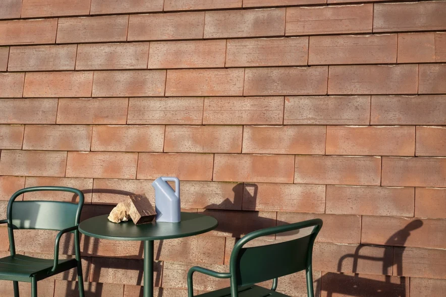 Green Metal outdoor furniture