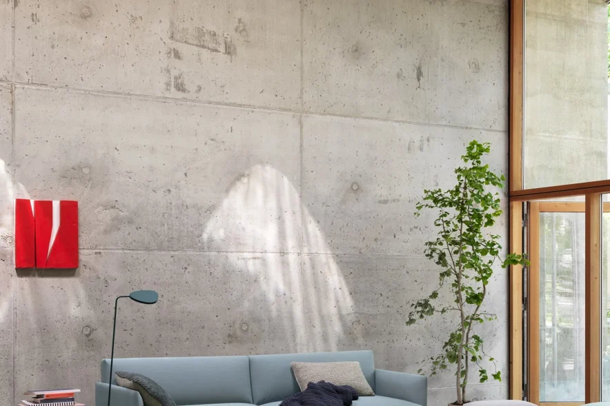 Cosy living room with sofa