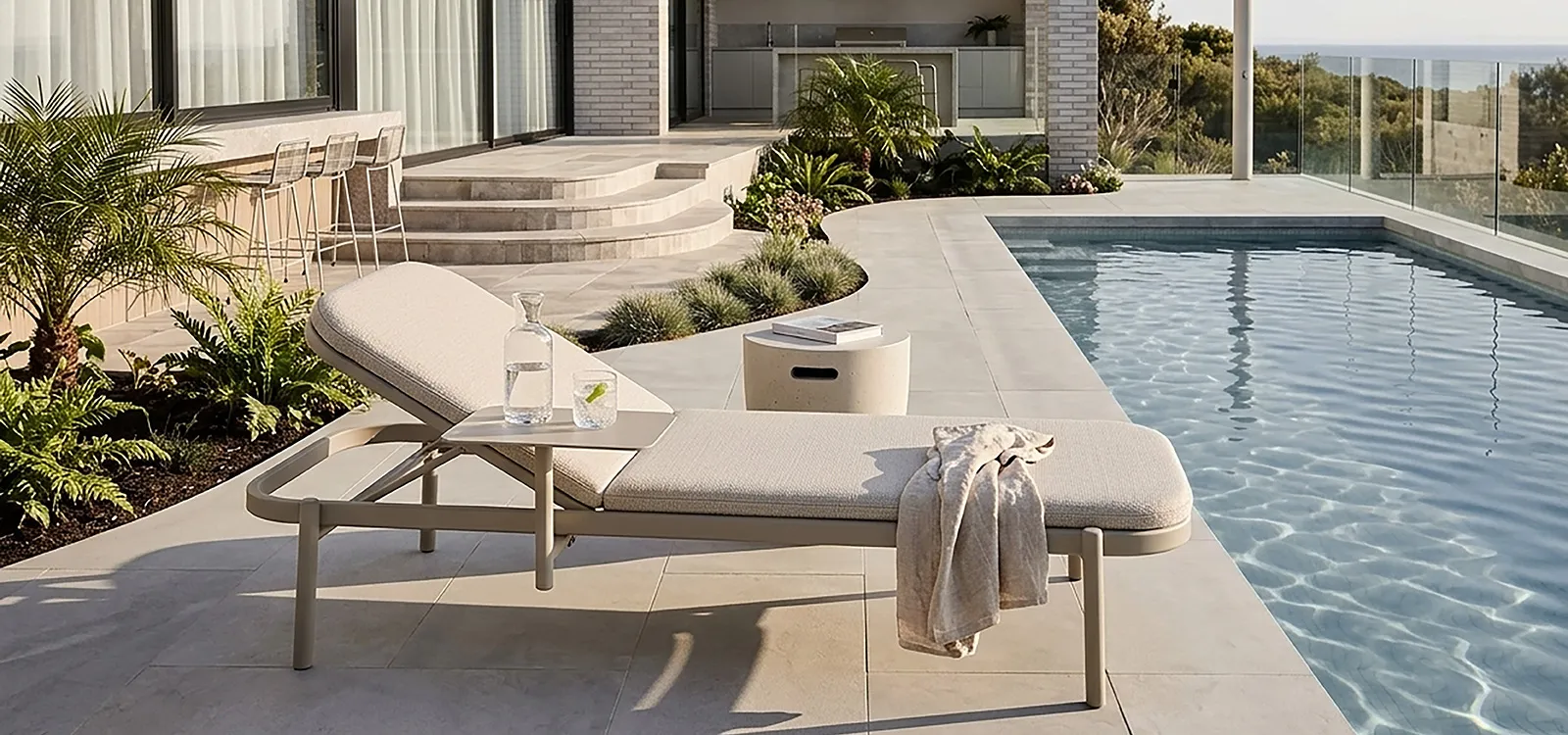 latte beige Verano Sunlounge