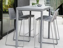Breeze Range Bar Stool Light Grey