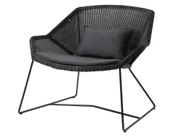 Breeze Outdoor 0053 Breeze Lounge Chair Black Black YSN