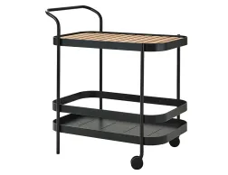 Bar Cart Roll 0000 Roll Bar Trolley Black One Tray