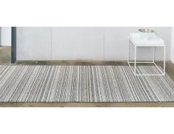 Chilewich Shag Skinny Stripe Birch Runner
