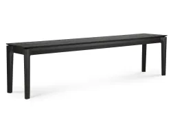 Bok Bench Oak Black 186cm