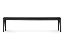 Bok Bench Oak Black 186cm