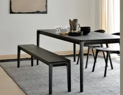Bok Dining Table Bok Dining Chair Bok Bench Oak Black