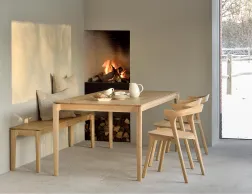 Bok Bench Oak Natural 186cm