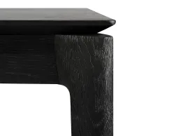 Ethnicraft Bok Dining Table Oak Black Detail