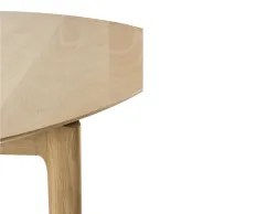 Ethnicraft Bok Extendable Round Dining Table Oak Natural