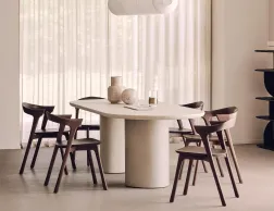 Ethnicraft Elements Dining Table 240cm Bok Dining Table Brown