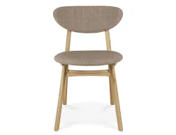 Ethnicraft Eye Dining Chair Oak Grey Fabric