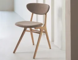 Ethnicraft Eye Dining Chair Oak Grey Fabric