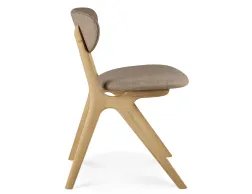 Ethnicraft Eye Dining Chair Oak Grey Fabric