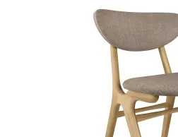 Ethnicraft Eye Dining Chair Oak Grey Fabric