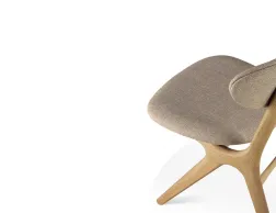 Ethnicraft Eye Dining Chair Oak Grey Fabric
