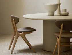Ethinicraft Eye Dining Chair Element Dining Table