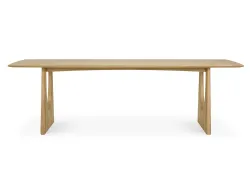 Ethnicraft Geometric Dining Table Oak Natural