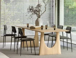 Ethnicraft Geometric Dining Table Oak Natural