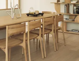 Ethnicraft Pi Dining Table Pi Dining Chair Geometric Rack