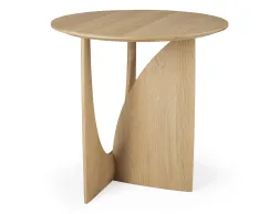 Ethnicraft Geometric Side Table Oak Natural