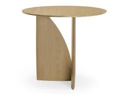 Ethnicraft Geometric Side Table Oak Natural