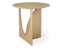 Ethnicraft Geometric Side Table Oak Natural