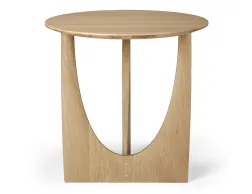 Ethnicraft Geometric Side Table Oak Natural