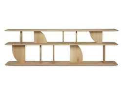 Ethnicraft Geometric Sofa Console Oak Natural 210cm