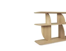 Ethnicraft Geometric Sofa Console Oak Natural 210cm