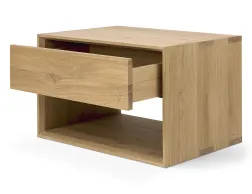 Ethnicraft Nordic Bedside Table Oak Natural 37cm