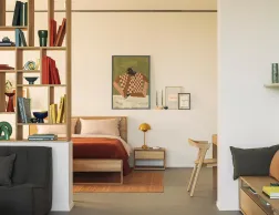 Ethnicraft Nordic Bed Bedside Table Group Lifestyle