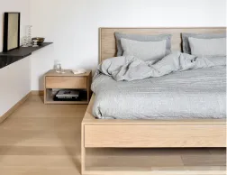 Ethnicraft Nordic Bed Bedside Table Group Lifestyle
