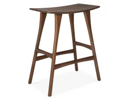 Ethnicraft Osso Counter Stool Teak Brown