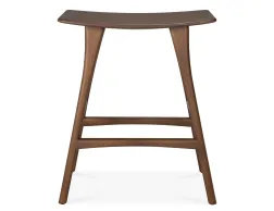 Ethnicraft Osso Counter Stool Teak Brown