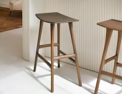 Ethnicraft Osso Counter Stool Teak Brown