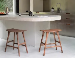 Ethnicraft Osso Counter Stool Teak Brown