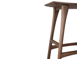 Ethnicraft Osso Counter Stool Teak Brown
