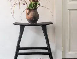 Ethnicraft Osso Counter Stool Oak Black