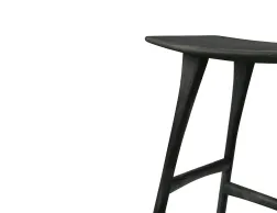 Ethnicraft Osso Counter Stool Oak Black